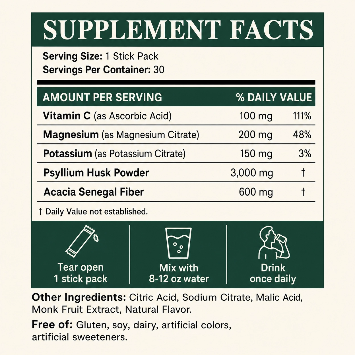 Daily Gut Health & Hydration Formula